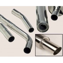 Piper exhaust Ford Fiesta MK3 1.4i 8v EFI WITH CAT Stainless Steel System, Piper Exhaust, TFIE4S-ABCD
